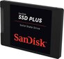 SanDisk PLUS 480GB SATA3 (SDSSDA-480G-G26) цена и информация | Vidiniai kietieji diskai (HDD, SSD, Hybrid) | pigu.lt