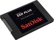 SanDisk PLUS 480GB SATA3 (SDSSDA-480G-G26) kaina ir informacija | Vidiniai kietieji diskai (HDD, SSD, Hybrid) | pigu.lt