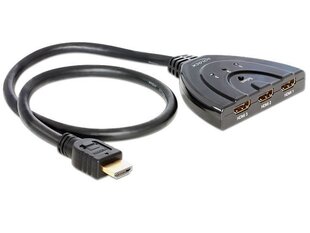 Разветвитель на 3 устройства Delock, 3xHDMI, двунаправленный цена и информация | Адаптеры, USB-разветвители | pigu.lt