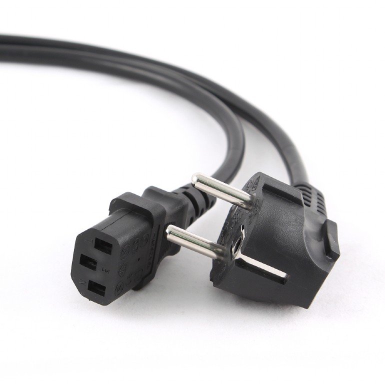 Tinklo laidas Gembird PC-186 PSU Cable 1.8m Black kaina