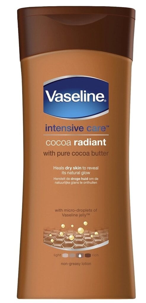 Kūno losjonas Vaseline Cocoa Radiant, 400 ml цена и информация | Kūno kremai, losjonai | pigu.lt