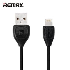 Kabelis Remax "Lightning" - USB 1M, Juodas kaina ir informacija | Laidai telefonams | pigu.lt