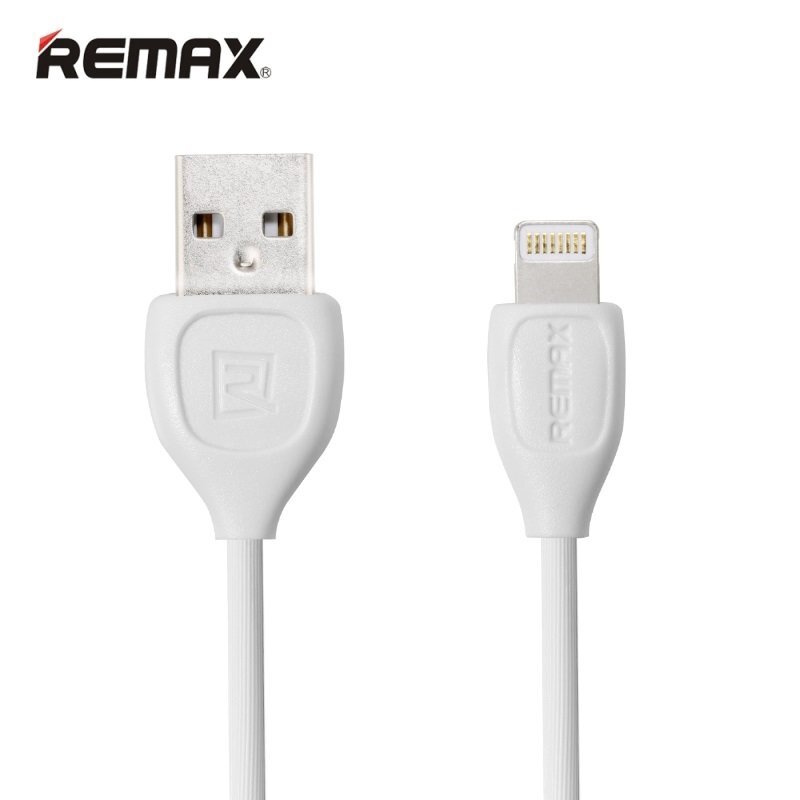 USB kabelis Remax RC-050i Lesu Lightning baltas 1.0m цена и информация | Laidai telefonams | pigu.lt