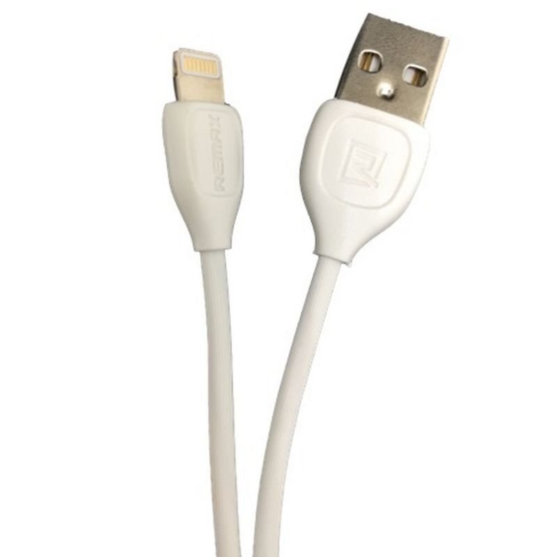 USB kabelis Remax RC-050i Lesu Lightning baltas 1.0m цена и информация | Laidai telefonams | pigu.lt