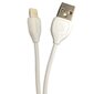 USB kabelis Remax RC-050i Lesu Lightning baltas 1.0m цена и информация | Laidai telefonams | pigu.lt