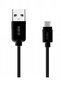 Travel Data cable USB 2.0 to Type C for mobile phones and smartphone  Length 1 5 m  black color kaina ir informacija | Laidai telefonams | pigu.lt