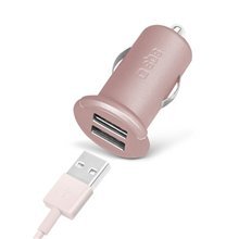 SBS Mini car charger 2 USB port, 2400 mA kaina ir informacija | Krovikliai telefonams | pigu.lt