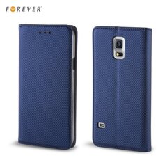 Apsauginis dėklas Forever Smart Magnetic Fix Book skirtas Samsung Galaxy S6 Edge (G925), Tamsiai mėlynas kaina ir informacija | Telefono dėklai | pigu.lt