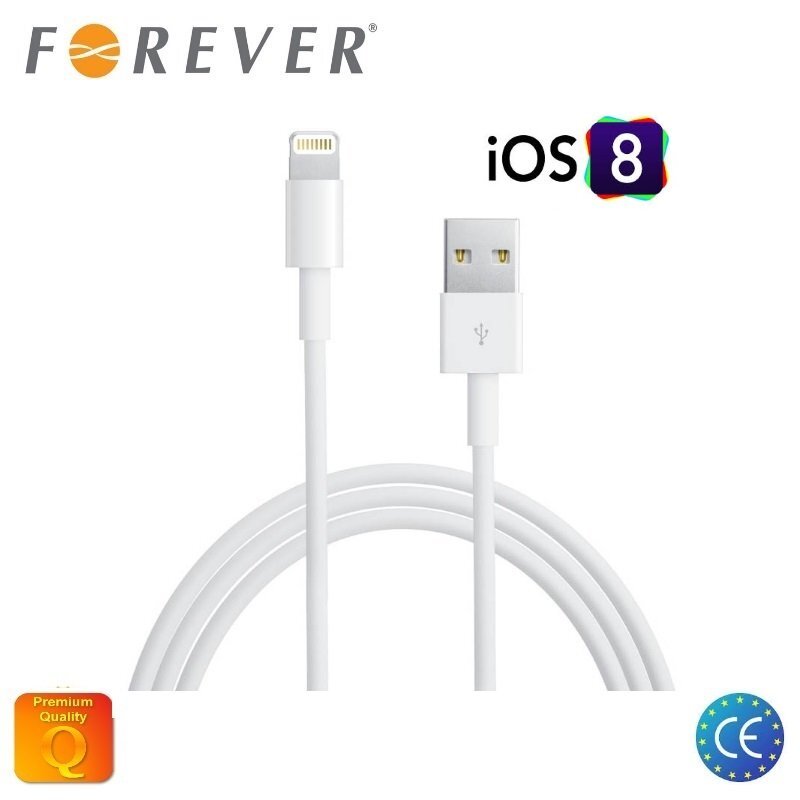 Forever USB - Lightning, 3 m цена и информация | Laidai telefonams | pigu.lt