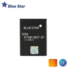 BlueStar Аккумулятор Sony Ericsson K750i W800 W550i Z300 Li-Ion 1000 mAh Аналог BST-37 цена и информация | Аккумуляторы для телефонов | pigu.lt