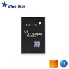 BlueStar Аккумулятор LG Swift L5 P970 E730 E610 Li-Ion 1300 mAh Аналог BL-44JN цена и информация | Защитные пленки для телефонов | pigu.lt