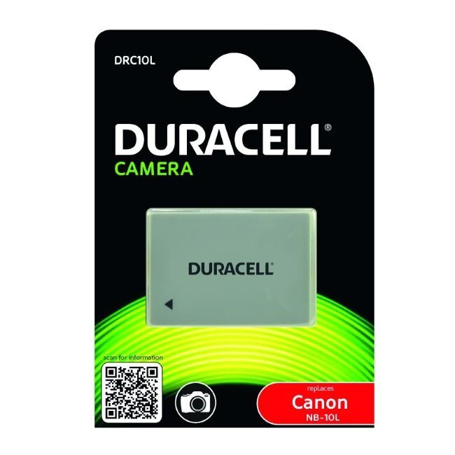 Duracell baterija, analogas Canon NB-10L, Samsung BP1130, 820mAh цена и информация | Akumuliatoriai fotoaparatams | pigu.lt