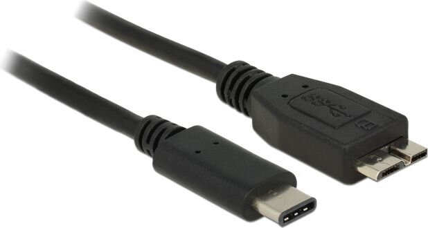 Delock, USB—C/Micro USB-B, 50 cm kaina ir informacija | Kabeliai ir laidai | pigu.lt