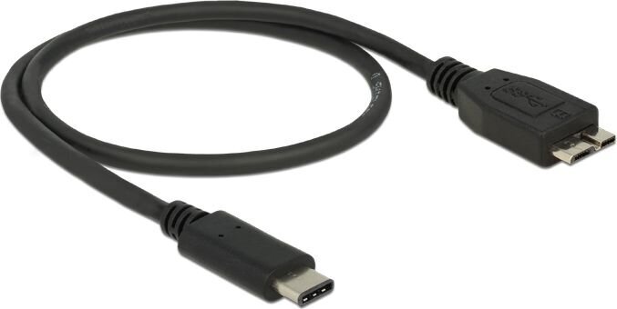 Delock, USB—C/Micro USB-B, 50 cm kaina ir informacija | Kabeliai ir laidai | pigu.lt