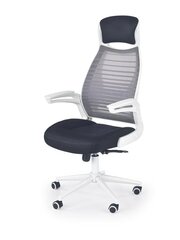 Biuro kėdė Halmar Franklin, juoda/balta kaina ir informacija | Biuro kėdės | pigu.lt