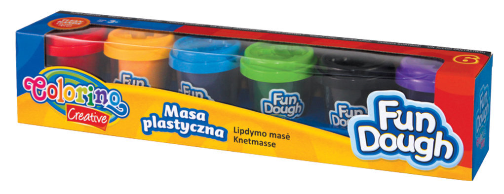 Lipdymo masė plastilinas Colorino Creative, 6 vnt. kaina ir informacija | Piešimo, tapybos, lipdymo reikmenys | pigu.lt