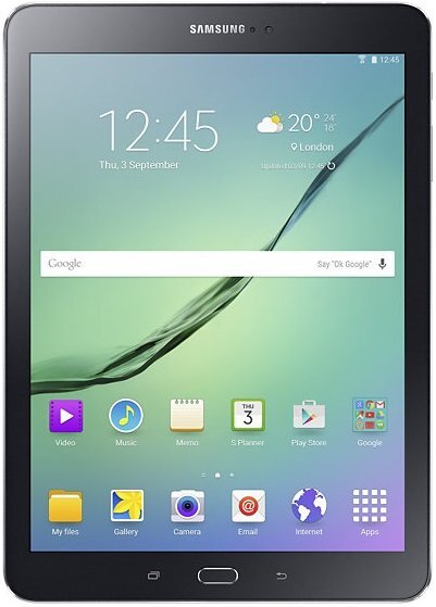 Samsung Galaxy Tab S2 (2016) T813 9.7", WiFi, Juoda цена и информация | Planšetiniai kompiuteriai | pigu.lt