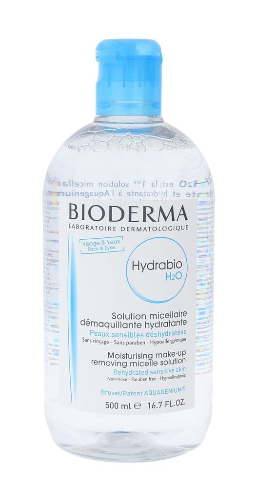 Valomasis micelinis vanduo Bioderma Hydrabio H2O, 500 ml цена и информация | Veido prausikliai, valikliai | pigu.lt