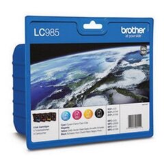 BROTHER VALUE PACK (LC-985BK/C/M/Y) цена и информация | Картриджи для струйных принтеров | pigu.lt