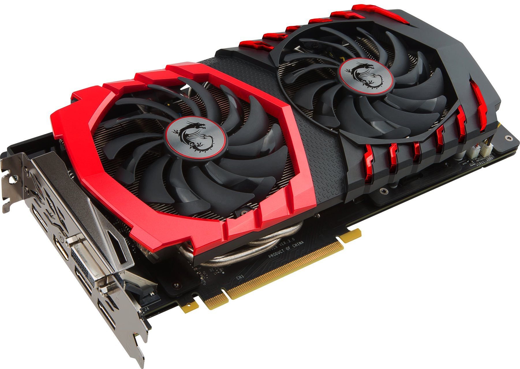 Видеокарта MSI GeForce GTX 1060 GAMING X 6GB GDDR5 192 Bit 3xDP, HDMI,  DVI-D, BOX (GTX 1060 GAMING X 6G) цена | pigu.lt