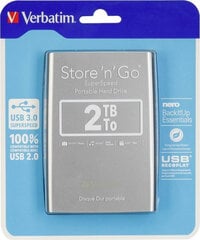 Внешний жесткий диск Verbatim Store 'n' Go  512 GB USB 3.2 Gen 1 цена и информация | Verbatim Компьютерная техника | pigu.lt