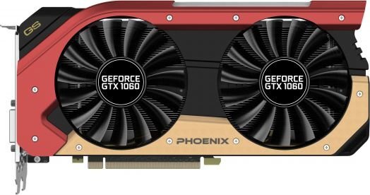 Gainward GeForce GTX1060 Phoenix GS 6GB GDDR5 (192 Bit) DVI-D, HDMI, 3xDP, BOX (426018336-3736) kaina ir informacija | Vaizdo plokštės (GPU) | pigu.lt