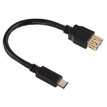 Hama USB Adapter Cable type C, 0.15 m цена и информация | Laidai telefonams | pigu.lt