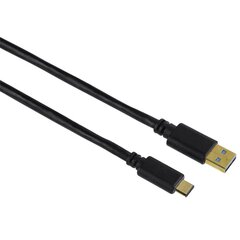 Адаптерный кабель HAMA USB-C, штекер USB-C - штекер USB 3,1 A, позолоченный, 1,80 м цена и информация | Кабели для телефонов | pigu.lt