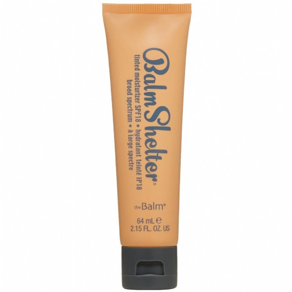 Atspalvį suteikiantis veido kremas The Balm BalmShelter SPF18, 64 ml kaina ir informacija | Veido kremai | pigu.lt