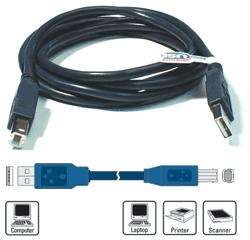 CL41002X, USB-A/USB-B, 1.8 m kaina ir informacija | Kabeliai ir laidai | pigu.lt