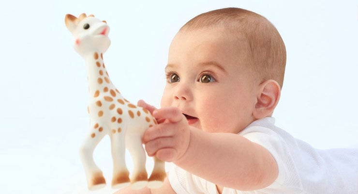 Kramtukas Vulli Sophie la Girafe, 18 cm, 616324EE цена и информация | Žaislai kūdikiams | pigu.lt