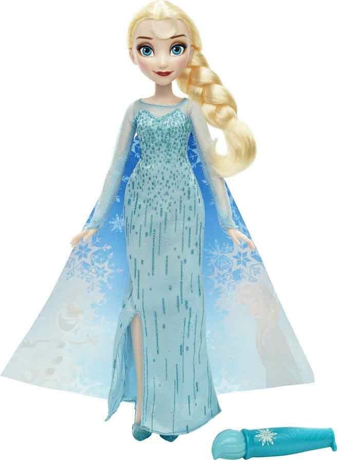 HASBRO spalvą keičianti lėlė Frozen B6700 Elsa Magical Story Cape Doll цена и информация | Žaislai mergaitėms | pigu.lt