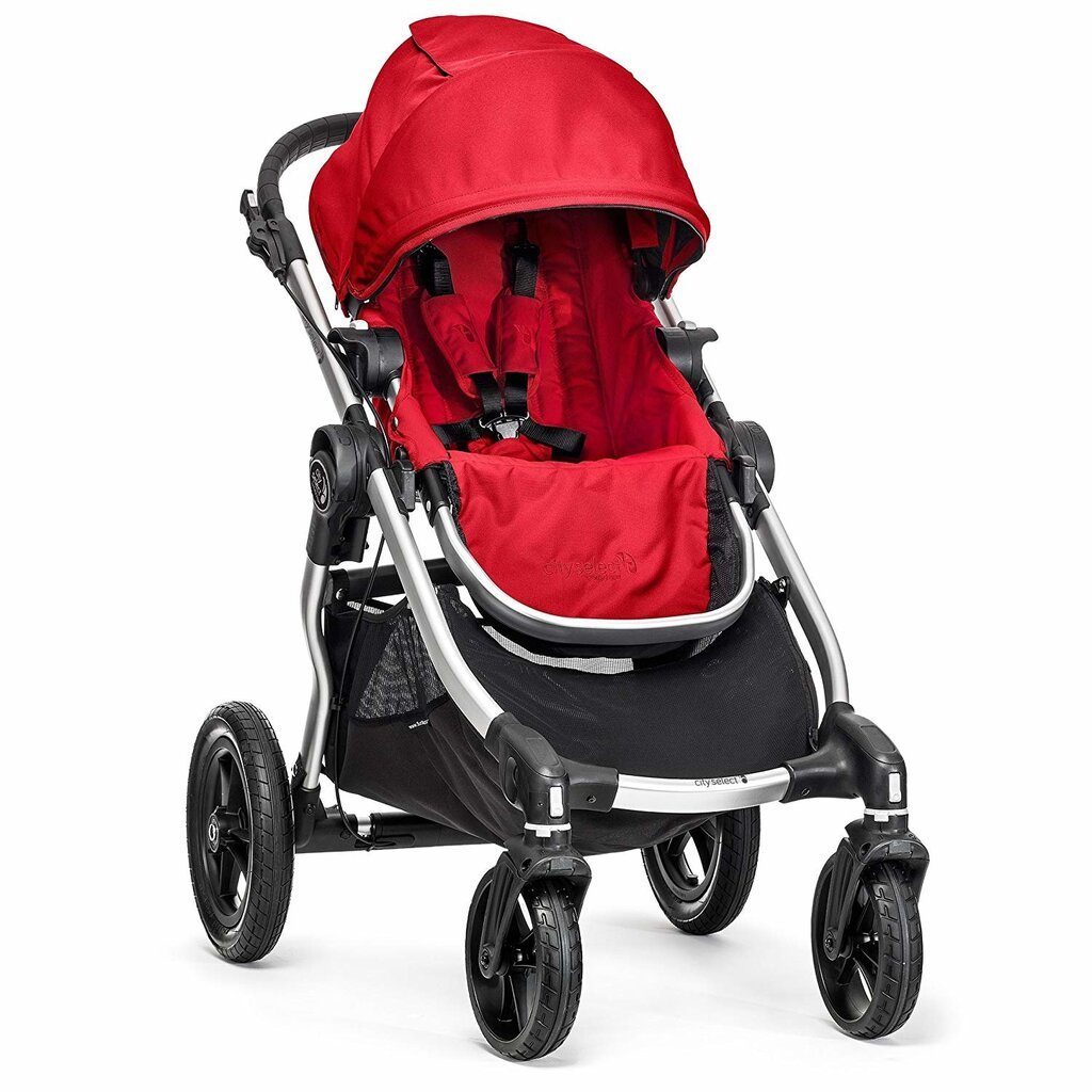 Sportinis vežimėlis Baby Jogger City Select, raudonas kaina ir informacija | Vežimėliai | pigu.lt