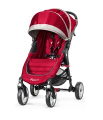 Sportinis vežimėlis Baby Jogger City mini 4, crimson/gray kaina ir informacija | Vežimėliai | pigu.lt