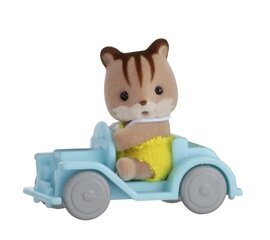 Фигурка  Sylvanian Families Белка в автомобиле цена и информация | Игрушки для девочек | pigu.lt