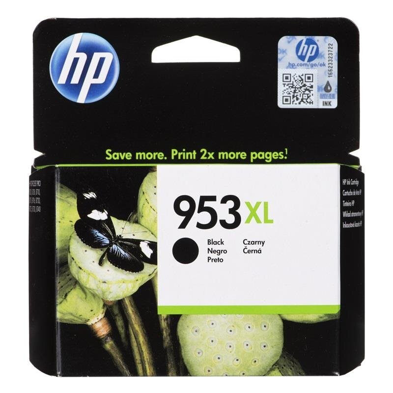 HP Inc. - Tusz nr 953XL Black L0S70AE цена и информация | Kasetės rašaliniams spausdintuvams | pigu.lt