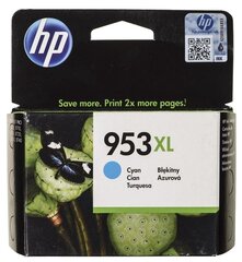 HP nr 953XL Cyan F6U16AE kaina ir informacija | Kasetės rašaliniams spausdintuvams | pigu.lt