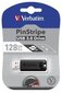 Verbatim USB DRIVE 3.0 128GB PINSTRIPE BLACK цена и информация | USB laikmenos | pigu.lt
