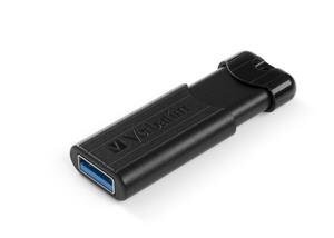 Verbatim USB DRIVE 3.0 128GB PINSTRIPE BLACK kaina ir informacija | USB laikmenos | pigu.lt
