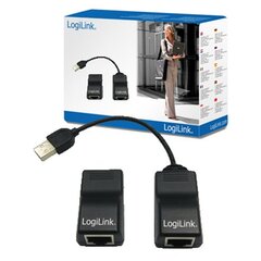 Logilink USB Line extender, 60 м цена и информация | Кабели и провода | pigu.lt