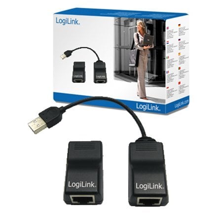 Logilink USB Line extender, 60 m kaina ir informacija | Adapteriai, USB šakotuvai | pigu.lt