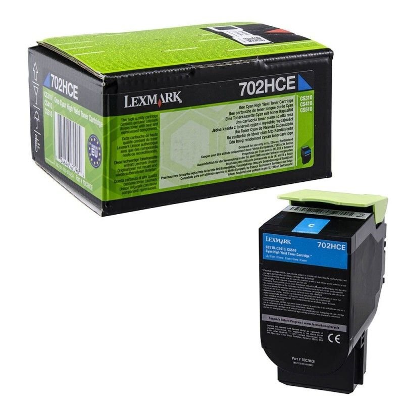 Lexmark 70x Cyan Toner Cartridge High Corporate (3k) for CS310, CS410, CS510 kaina ir informacija | Kasetės lazeriniams spausdintuvams | pigu.lt