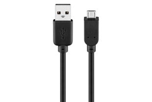 Goobay, USB-A/Micro USB-B, 5 м цена и информация | Кабели и провода | pigu.lt