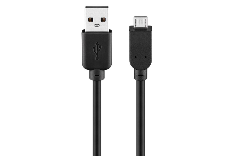 Goobay, USB A - Micro USB B, 5m kaina ir informacija | Kabeliai ir laidai | pigu.lt