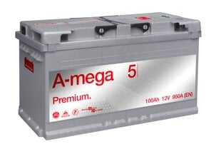 Akumuliatorius A-Mega Premium M5 100Ah 950A 12V kaina ir informacija | Akumuliatoriai | pigu.lt