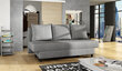 Sofa NORE Amaza, šviesiai pilka kaina ir informacija | Sofos | pigu.lt