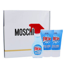 Rinkinys Moschino Fresh Couture EDT moterims, 5 ml ir kūno pienelis, 25 ml ir dušo želė, 25 ml kaina ir informacija | Moschino Asmens higienai | pigu.lt