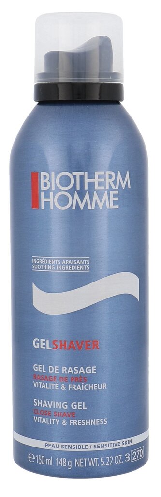 Skutimosi gelis jautriai odai Biotherm Homme 150 ml kaina ir informacija | Skutimosi priemonės ir kosmetika | pigu.lt