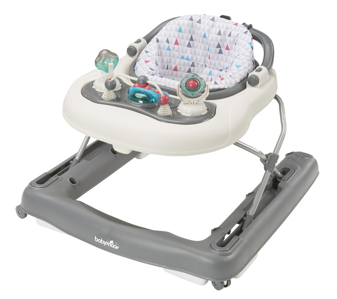 Vaikštynė su garsais Babymoov Baby Walker 2in1 Zinc A040006 цена и информация | Vaikštynės | pigu.lt