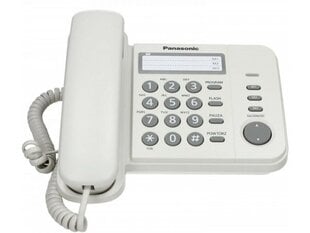 Panasonic KX-TS520FXW, baltas kaina ir informacija | Panasonic Mobilieji telefonai, Foto ir Video | pigu.lt